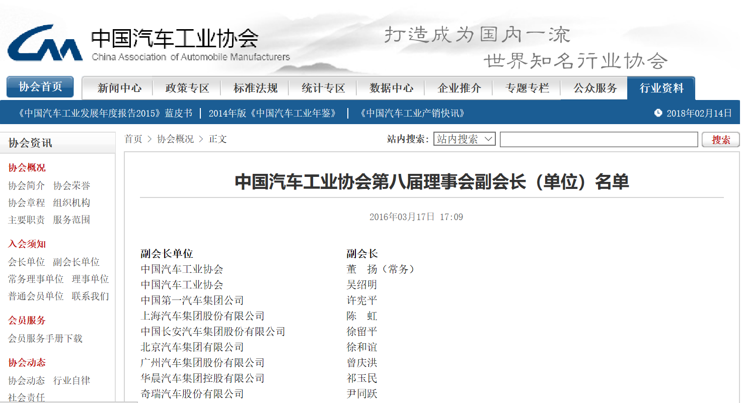 中國汽車工業(yè)協(xié)會