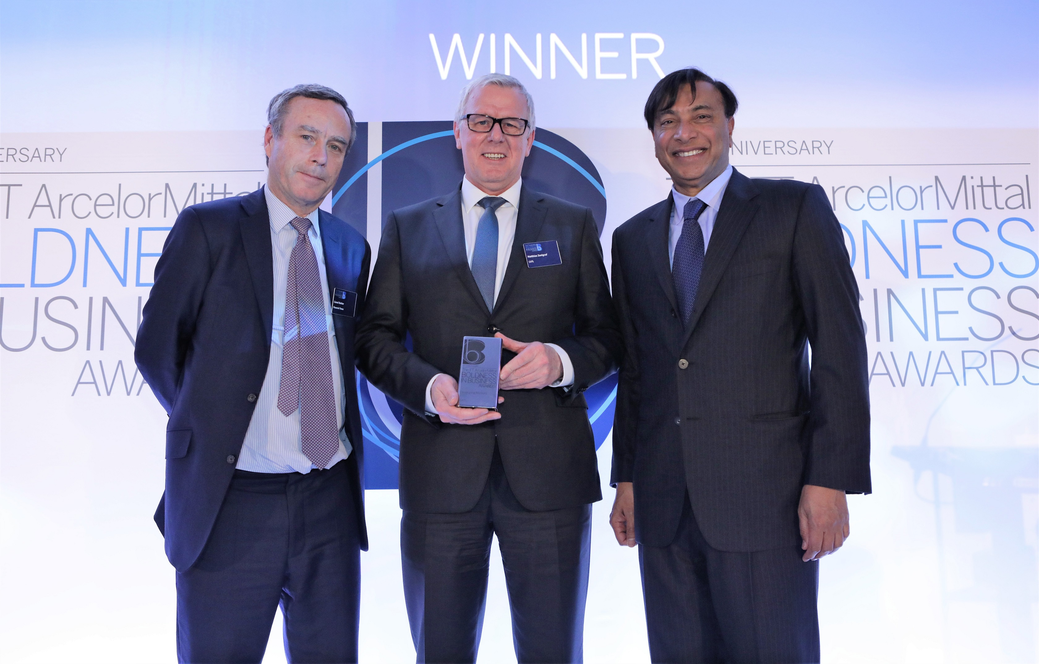 寧德時代榮獲英國《金融時報》2017年“商業(yè)魄力獎”