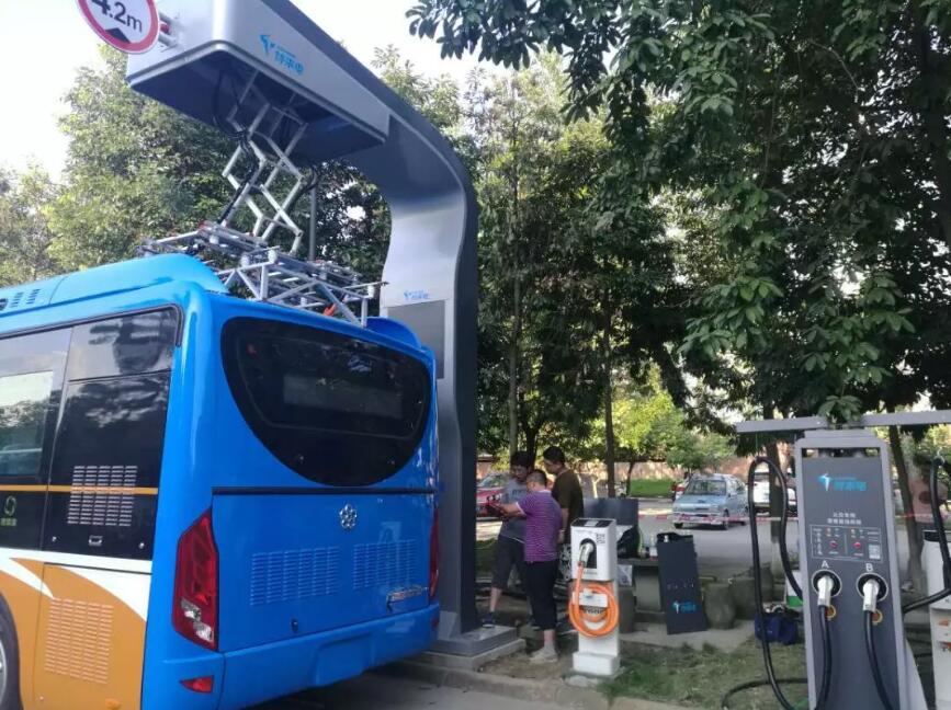 特來電智動柔性充電弓在市場上應用