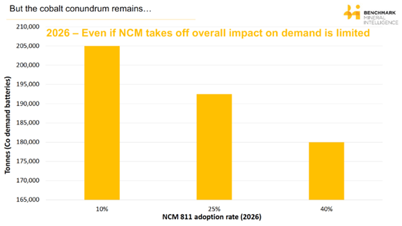 NCM811電池短期內難有波瀾 鈷需求仍將保持旺盛