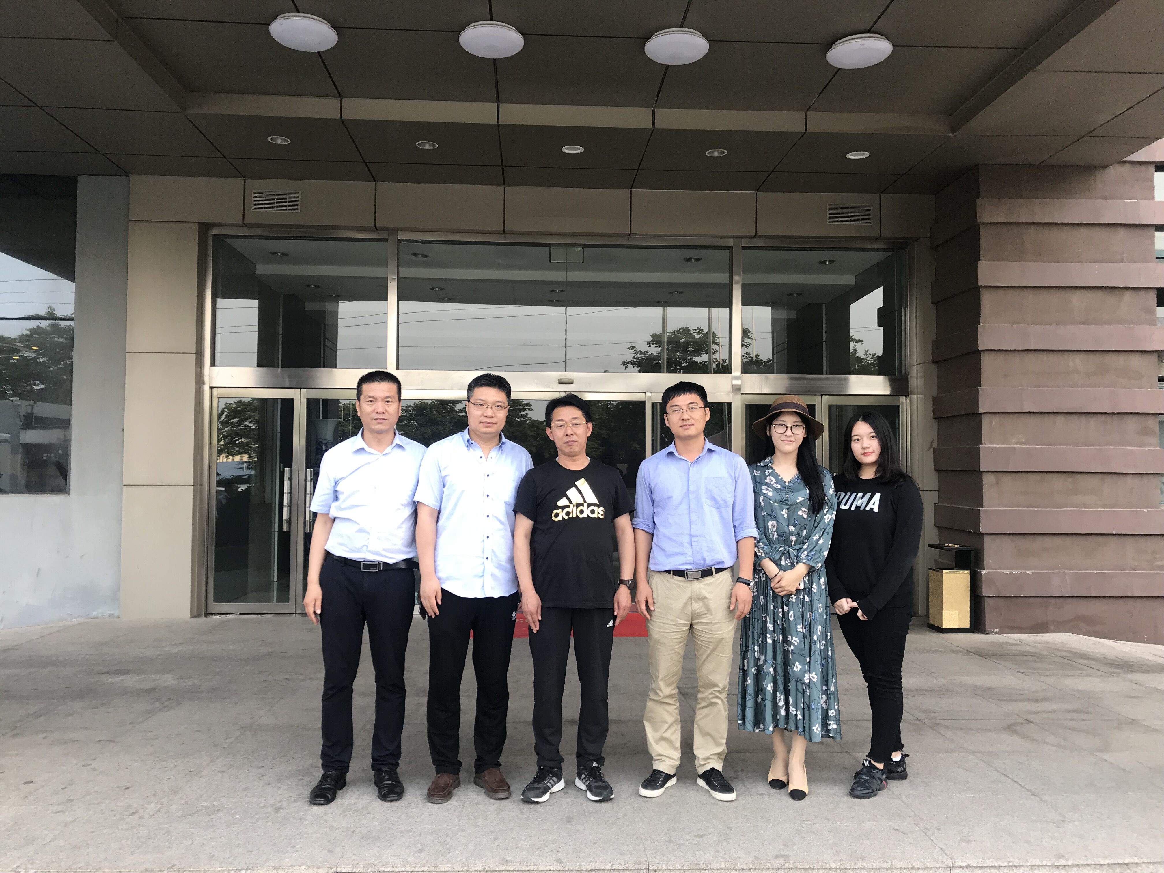 于清教一行應邀專程調研考察青島華世潔、中科華聯、藍科途