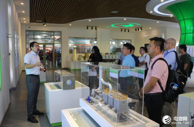 中國(guó)鋰電新能源產(chǎn)業(yè)鏈調(diào)研團(tuán)一行參觀華世潔