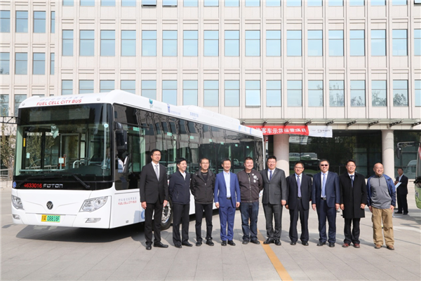 推動氫燃料汽車商業化進程 福田歐輝氫燃料電池客車將批量投放北京