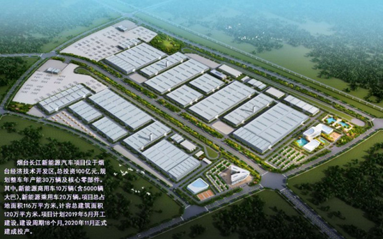 長江汽車百億新能源整車項目落戶山東煙臺 計劃2020年底投產(chǎn) 長江汽車百億新能源整車項目落戶山東煙臺 計劃2020年底投產(chǎn)