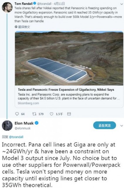 馬斯克推特截圖 馬斯克推特截圖