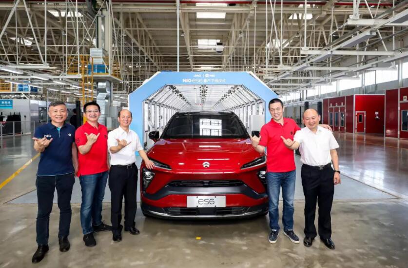 蔚來汽車獲100億人民幣投資 ES6量產下線將于6月下旬交付