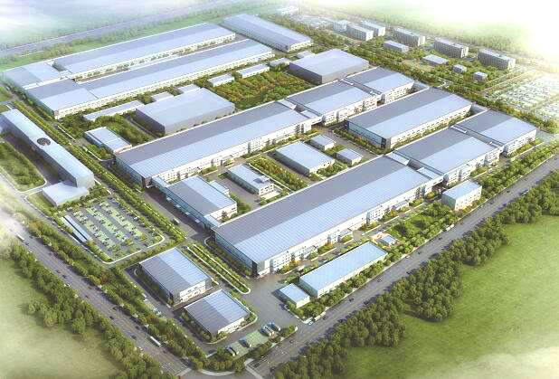 榮盛盟固利（天津）動力電池產業園規劃全景圖