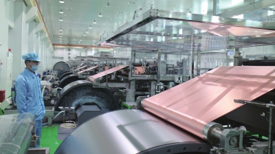 甘肅德福年產(chǎn)5萬噸高檔銅箔項目一期投產(chǎn)