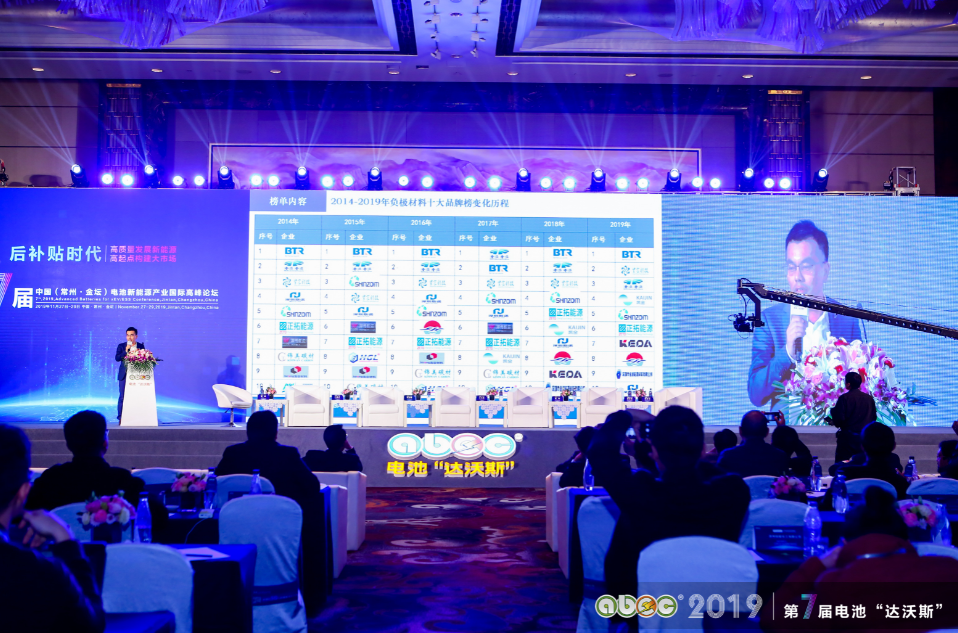 ABEC 2019│第7屆中國（常州·金壇）電池新能源產(chǎn)業(yè)國際高峰論壇現(xiàn)場