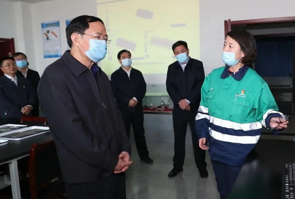 甘肅省政協(xié)黨組書記、主席歐陽堅到金川集團調(diào)研