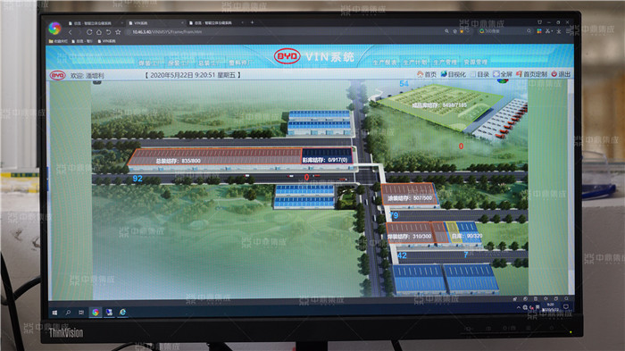 中鼎集成主導負責比亞迪西安工廠內彩車身智能物流系統建設