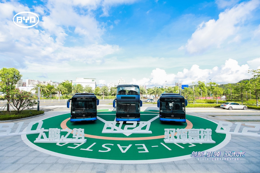 全新一代純電動大巴產品矩陣在比亞迪全球總部震撼發布 全新一代純電動大巴產品矩陣在比亞迪全球總部震撼發布