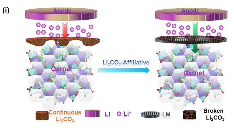 針對親鋰界面層構(gòu)建的“鈍化”碳酸鋰親附締合及碎化機制