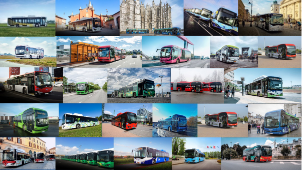 馳騁在歐洲的比亞迪純電動(dòng)巴士