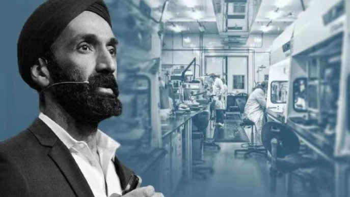 圖示：QuantumScape公司創(chuàng)始人、首席執(zhí)行官賈格迪普·辛格（Jagdeep Singh）。