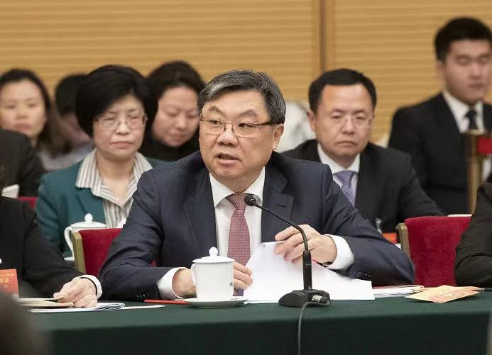 全國人大代表、上汽集團(tuán)黨委書記、董事長陳虹