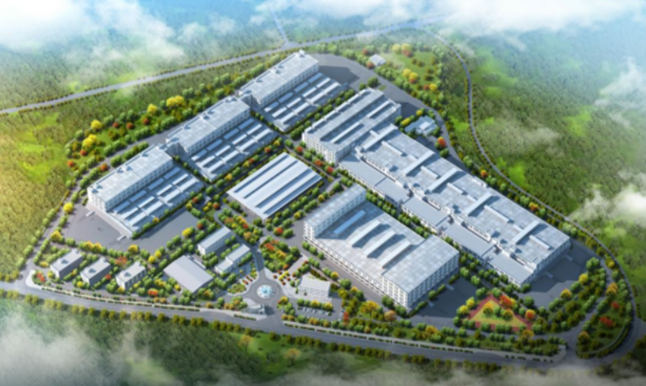 義龍二期規(guī)劃圖（生產(chǎn)規(guī)模：5萬噸/年（已建成2萬噸/年））圖片來源：振華新材