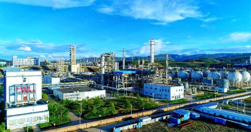 云天化石化全景(安寧工業園區 供圖) 云天化石化全景(安寧工業園區 供圖)