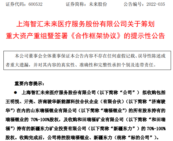 未來股份 未來股份