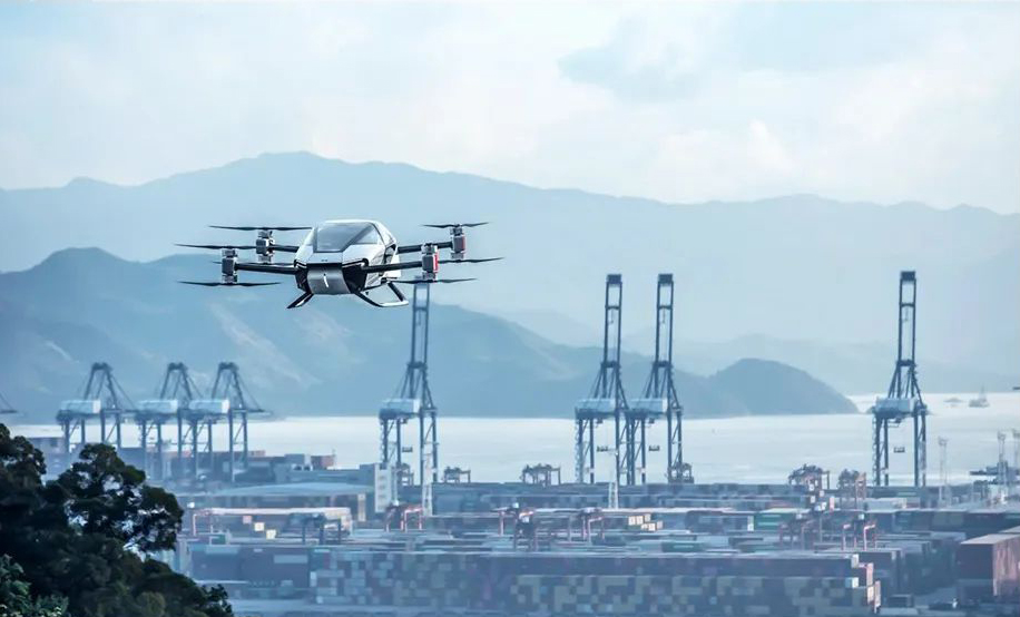 小鵬匯天飛行汽車旅航者X2實(shí)飛畫(huà)面 圖/小鵬汽車