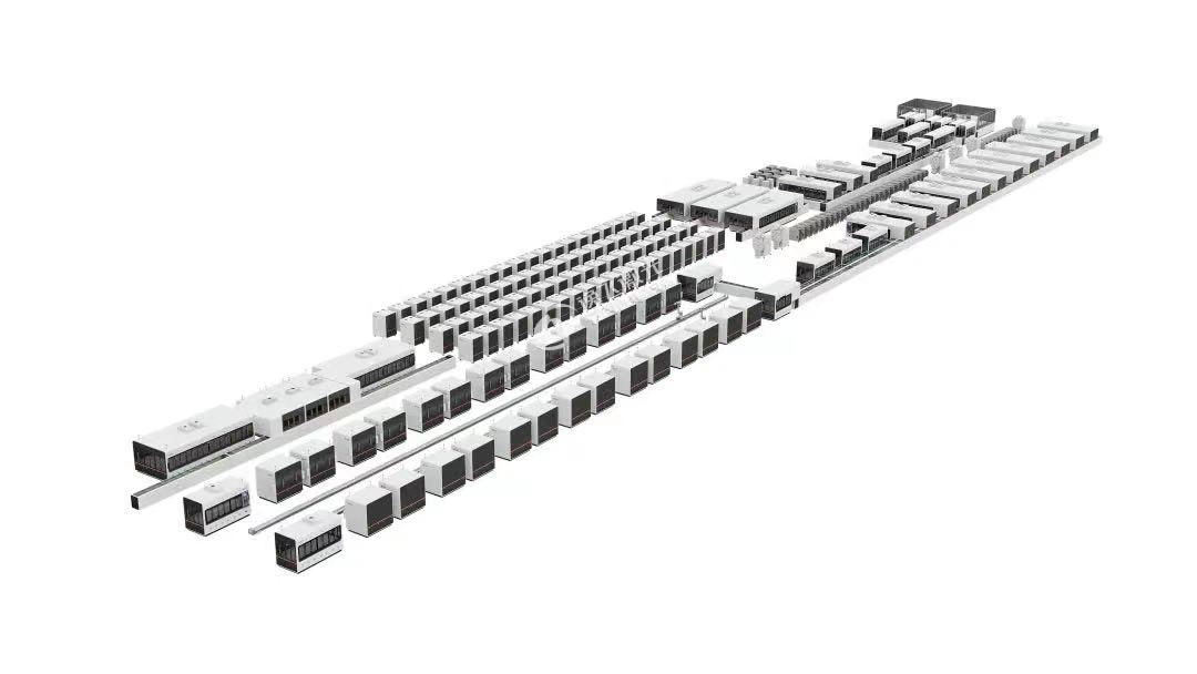 逸飛激光150PPM圓柱全極耳智能生產(chǎn)線 逸飛激光150PPM圓柱全極耳智能生產(chǎn)線
