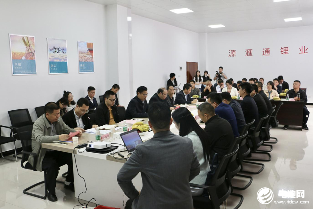 中國電池新能源產業鏈調研團一行參觀考察源滙通