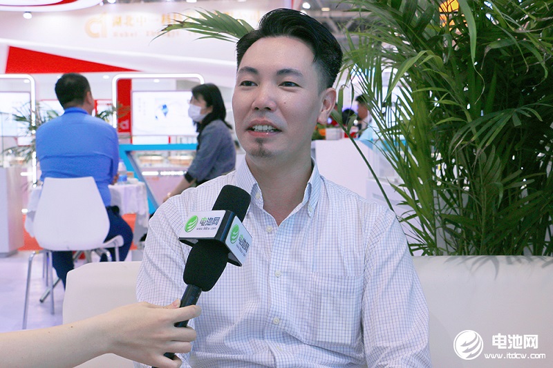 埃力生亞太有限公司電池材料部負責人Kim Chen