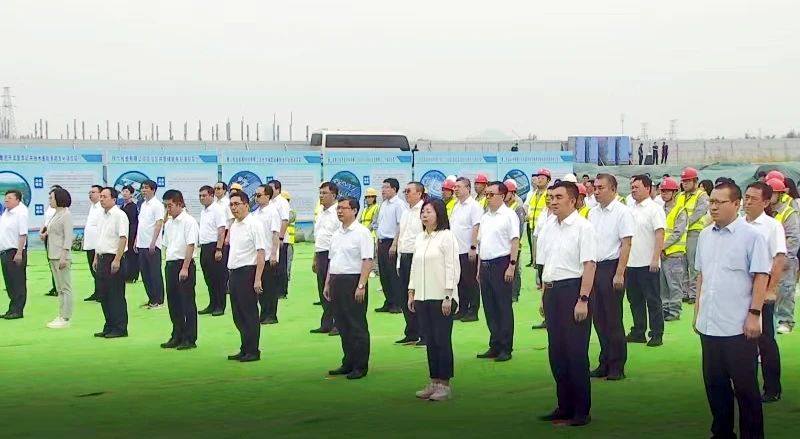 電科空間儲能(鈉離子)電池中試及儲能裝備制造項目開工現場 電科空間儲能(鈉離子)電池中試及儲能裝備制造項目開工現場