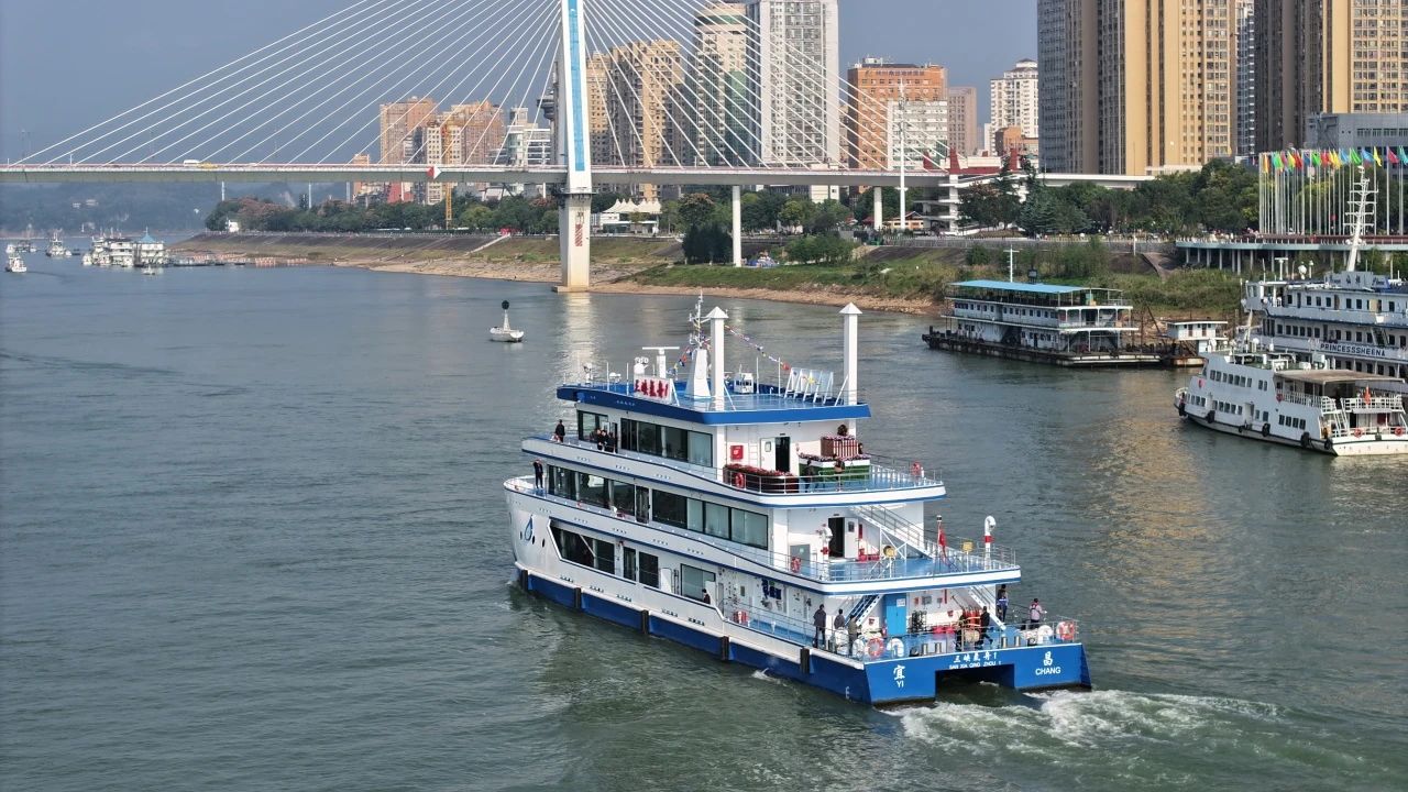 我國首艘氫燃料電池動力船今天首航