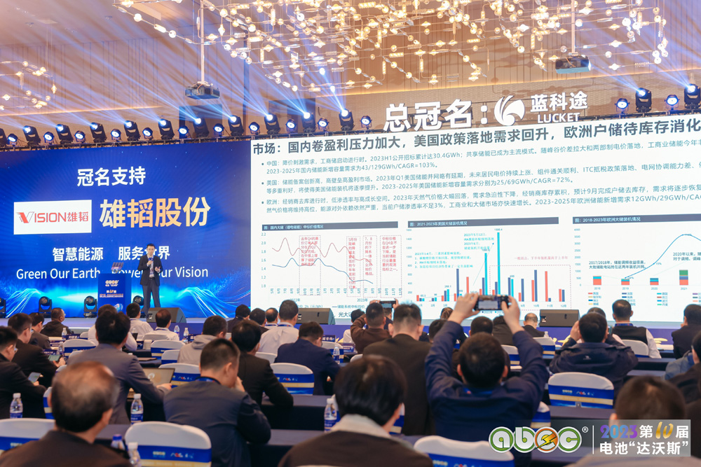 ABEC 2023 | 第10屆中國(深圳)電池新能源產(chǎn)業(yè)國際高峰論壇現(xiàn)場 ABEC 2023 | 第10屆中國(深圳)電池新能源產(chǎn)業(yè)國際高峰論壇現(xiàn)場