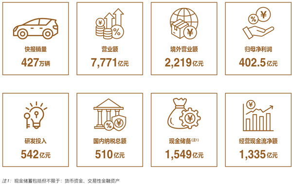 比亞迪2024年財報核心經營數(shù)據(jù)