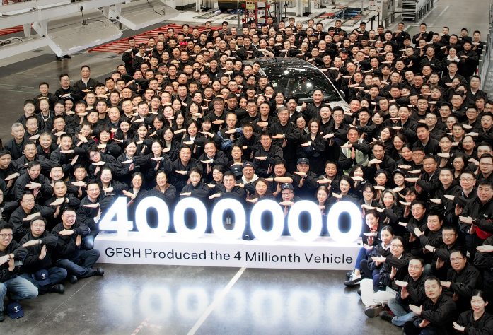 第400萬輛整車下線！上海超級工廠已為特斯拉貢獻近半數交付量